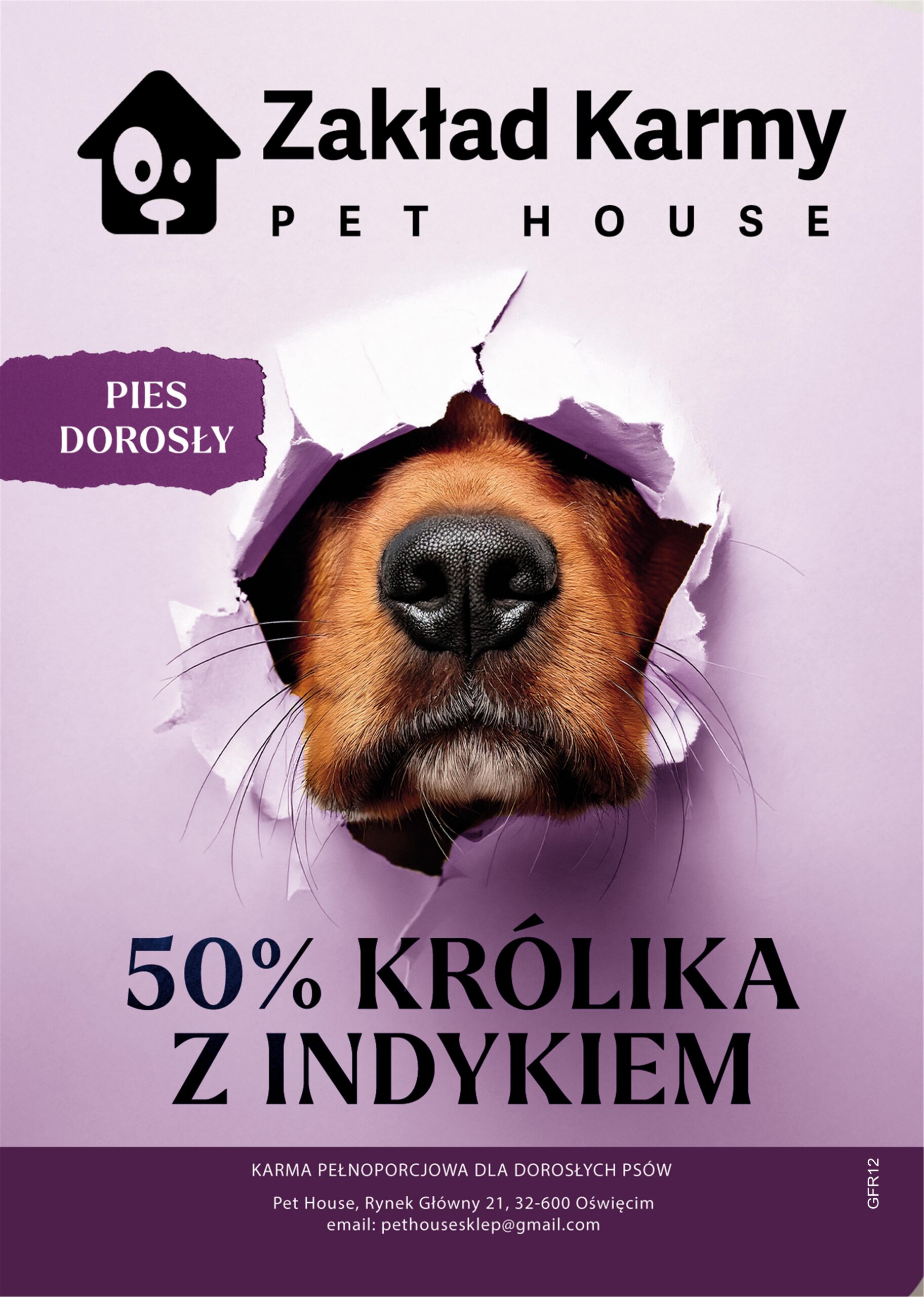50% Królika z indykiem