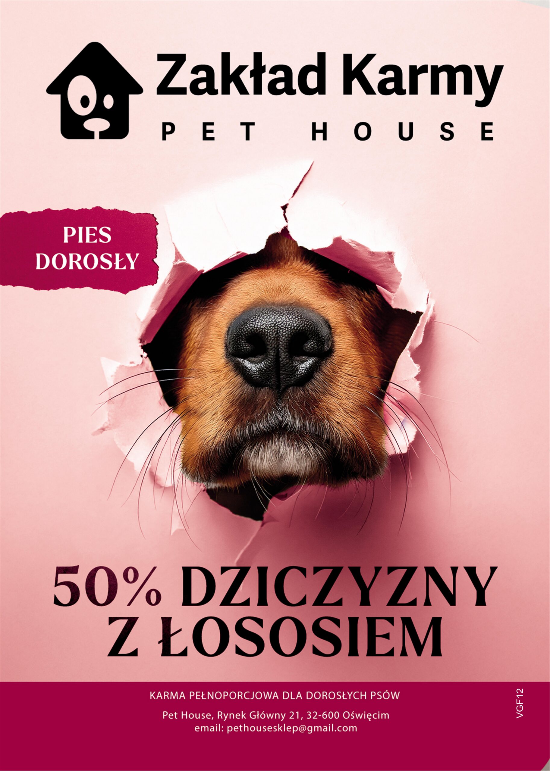 50% Dziczyzny z łososiem